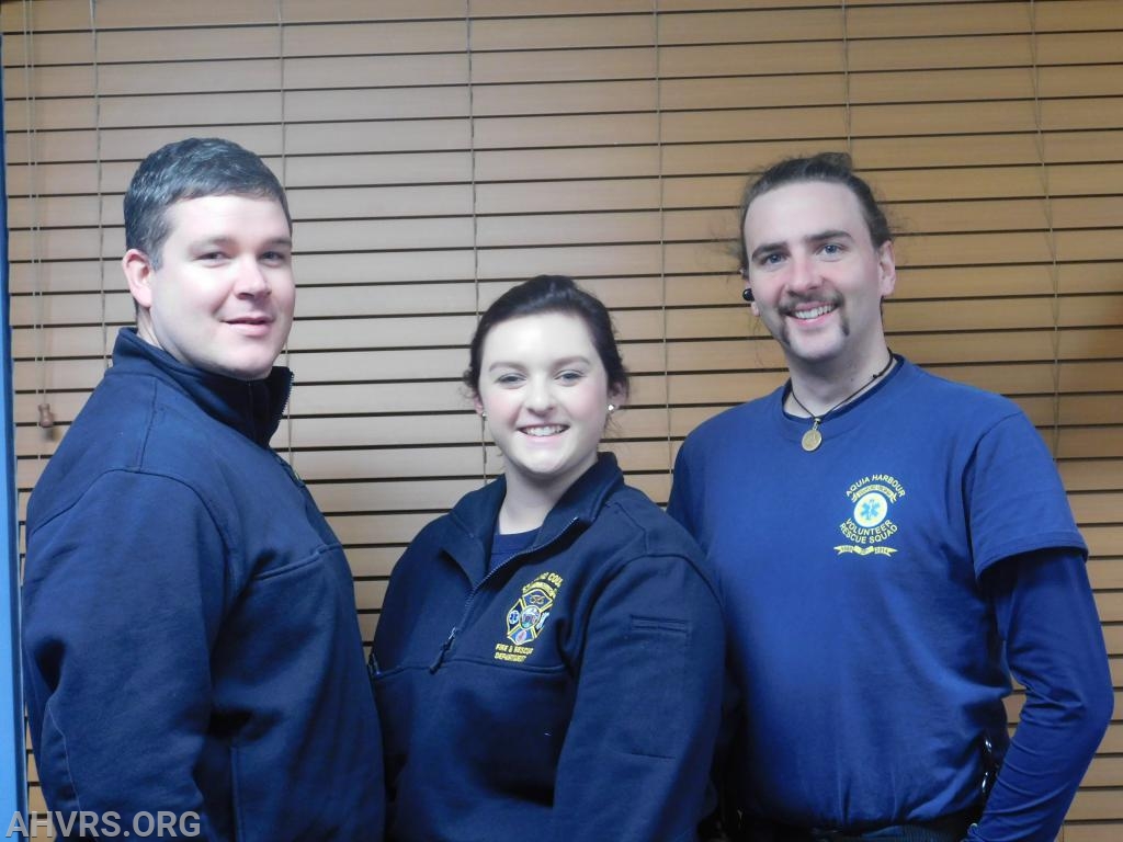 Matt Bingham, Suzy Brooks, and Garrett Casey Jan 2018 
